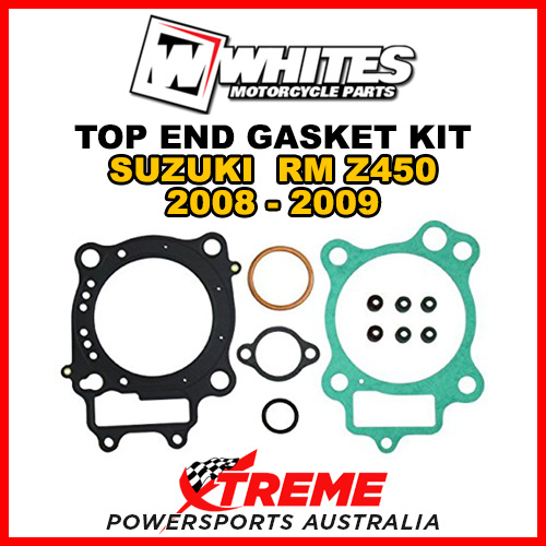 Whites For Suzuki RMZ450 RM-Z450 2008-2009 Top End Rebuild Gasket Kit