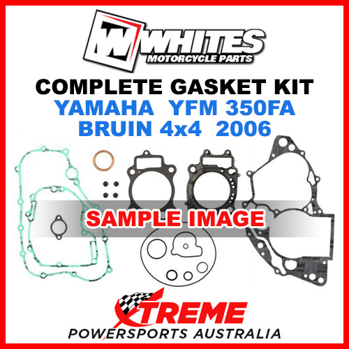 Whites Yamaha YFM 350FA Bruin 4x4 2006 Complete Top Bottom Gasket Kit