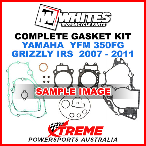 Whites Yamaha YFM 350FG Grizzly IRS 2007-2011 Complete Top Bottom Gasket Kit