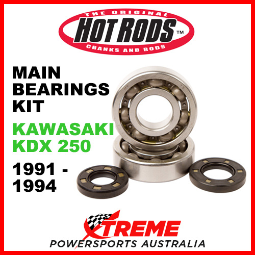 Hot Rods Kawasaki KDX250 KDX 250 1991-1994 Main Bearing Kit H-K005