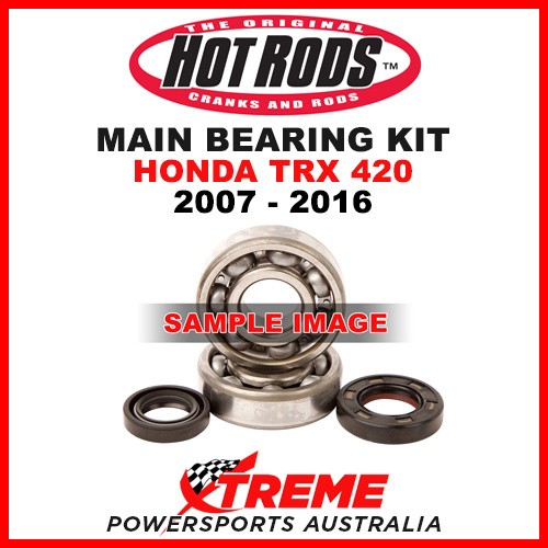 Hot Rods Honda TRX420TE TRX 420TE ATV 2007-2016 Main Bearing Kit H-K086