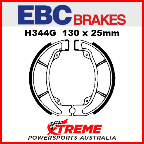 EBC Rear Grooved Brake Shoe Honda CR 250 RG 1986 H344G