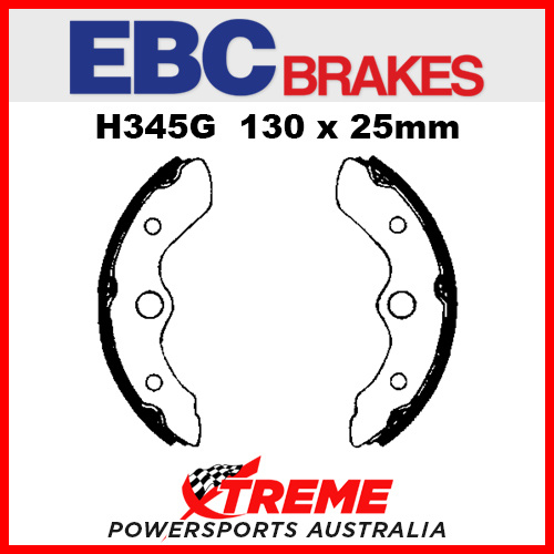 EBC Front Grooved Brake Shoe Honda TRX 200 Fourtrax 1990-1991 H345G