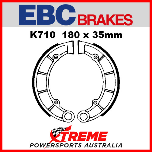 EBC Rear Brake Shoe Kawasaki KLF 300 Bayou 1989-2005 K710