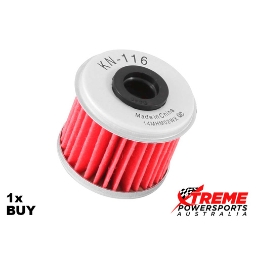 KN-116 Honda CRF250X 2004-2017 Oil Filter Single