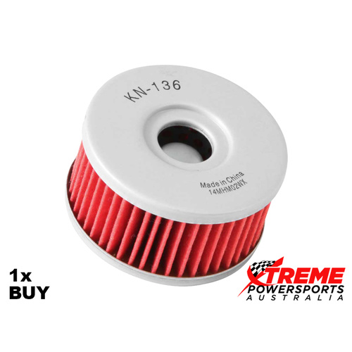 KN-136 For Suzuki DR250 1982-1986 Oil Filter Single