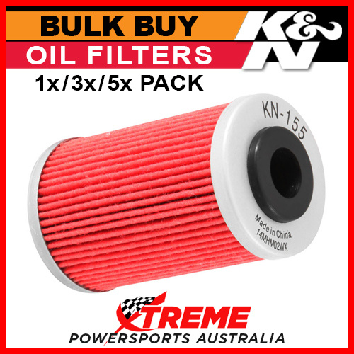 KN-155 KTM 125 DUKE 2013-2014 Oil Filter 1x,3x,5x Pack Bulk Buy