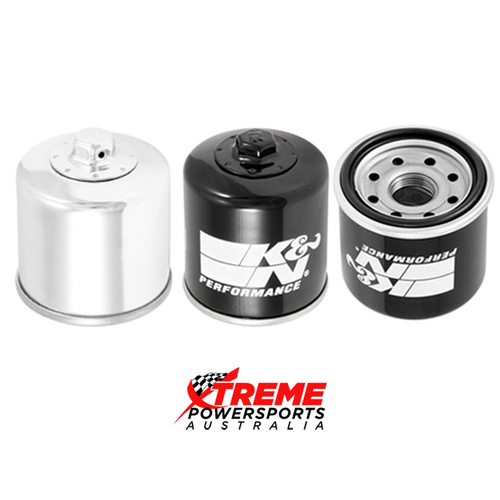 KN-204-1 Kawasaki KRF750 TERYX 2008-2013 Oil Filter Black