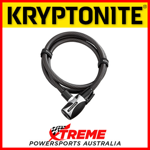 Kryptonite Kryptoflex 1518 Braided Steel Keyed Cable Lock 180cm Motorcycle