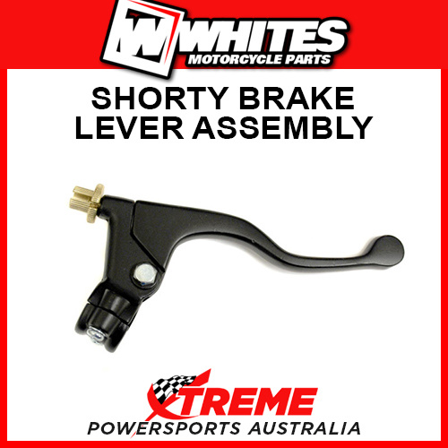 Whites Honda XR250 R 1986-2004 Shorty Brake Lever Assembly Black LAXR140