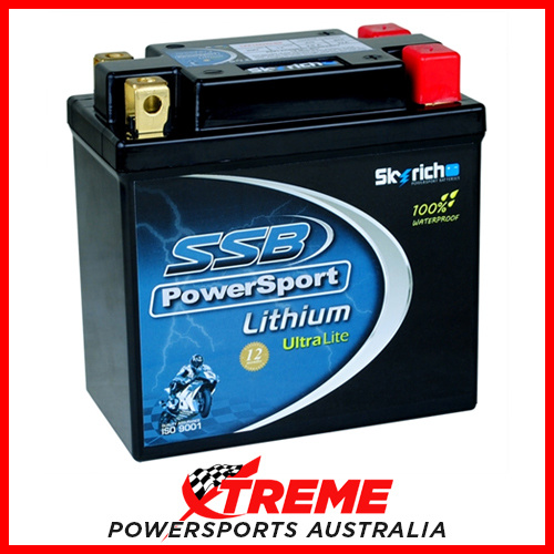 SSB 12V 290 CCA LFP14AHQ-BS Aprilia 500 SCARABEO 2006-2008 Lithium Battery YTX14AH-BS