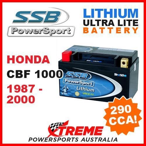 SSB 12V LITHIUM ULTRALITE 290 CCA BATTERY HONDA CBF1000 CBF 1000 1987-2000 MOTO