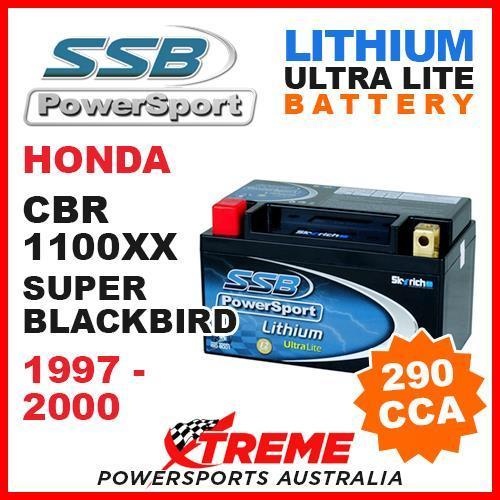 SSB 12V LITHIUM ULTRALITE 290 CCA BATTERY HONDA CBR1100XX CBR 1100XX 1997-2000