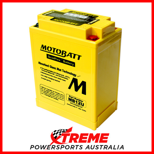 Motobatt 12V 160 CCA MB12U Yamaha XS400R DOHC 1983 Motobatt AGM Battery