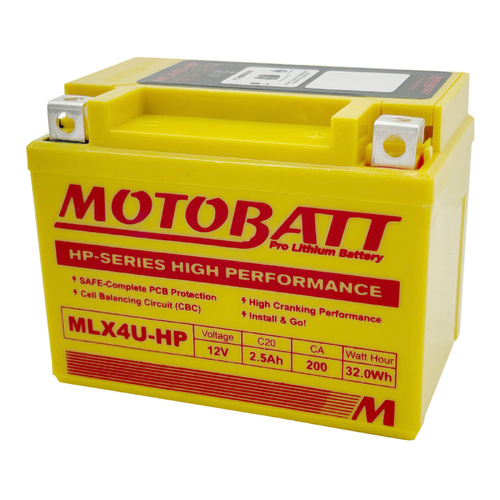 Motobatt Lithium Battery for Aprilia RS50 Tuono 2003-2004