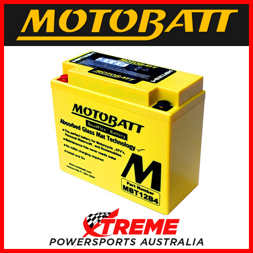 Motobatt 12V 150 CCA Ducati 1000 Sport Biposto 2007-2009 AGM Battery MBT12B4