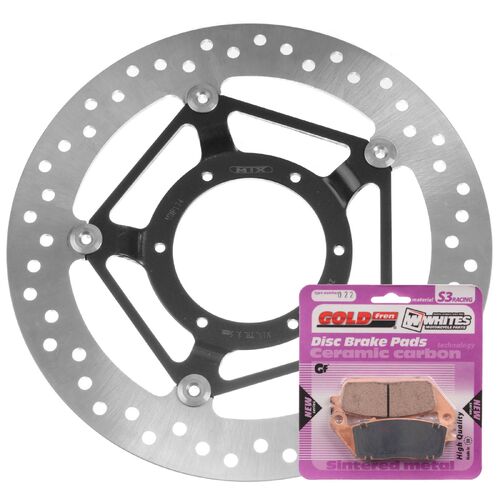 Brake Disc & Pad Front Kit for Honda CBR250R 2011 2012 2013 2014 2015