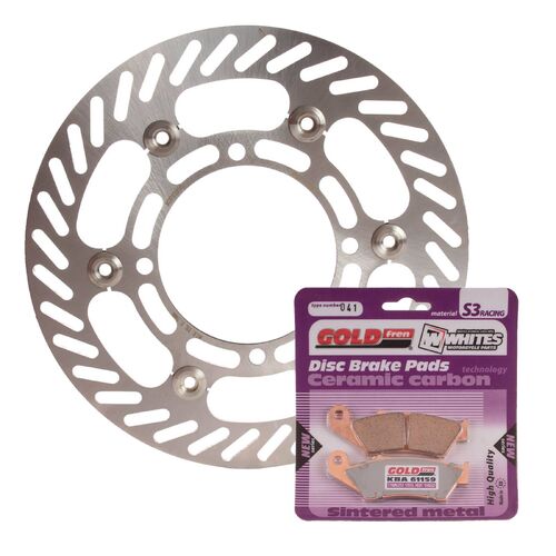 Brake Disc & Pad Front Kit for Suzuki RMZ250 2004 2005 2006