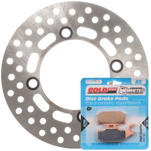 Brake Disc & Pad Right Kit for Suzuki LTA500 AXi KING QUAD 4X4 2014-2018