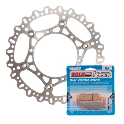 Brake Disc & Pad Front Kit Wave for Yamaha WR450FSP 2021