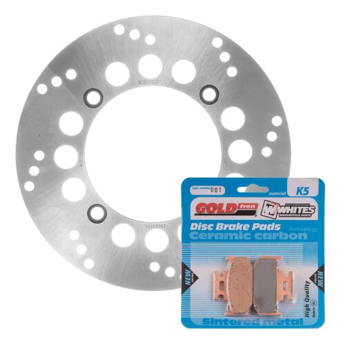 Brake Disc & Pad Rear Kit for Suzuki DR650SE 1996-2017 2018 2019 2020 2021 2022