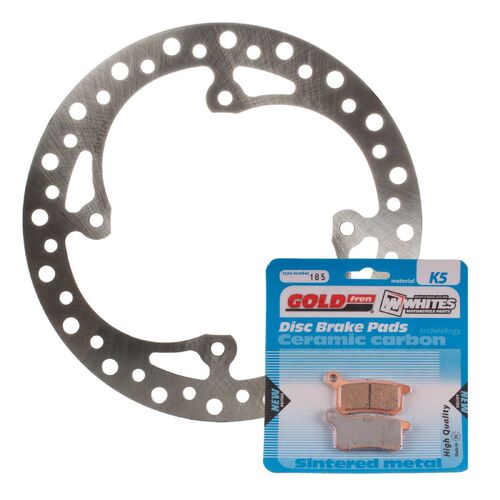 Brake Disc & Pad Rear Kit for KTM 85 SX (Small Wheel) 2004-2008 2009 2010