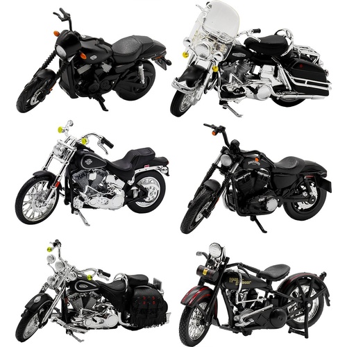 1.18 Maisto Harley Davidson Display 41 (12/Box) Bike Models