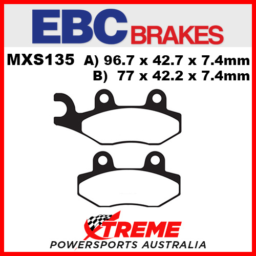 EBC Kawasaki KLX140 08-17 MXS Sintered Race Front Brake Pads MXS135