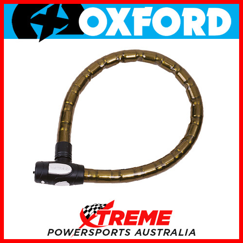 Oxford Security 1.5m x 25mm Smoke Barrier Armoured Cable Lock MX Motorcycle Bike