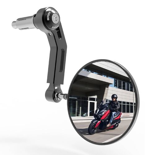 Oxford Premium Bar End Mirror Right Black