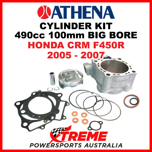 Athena Honda CRM F450R 2005-2007 Cylinder Kit 490cc ø 100 Big Bore P400210100001