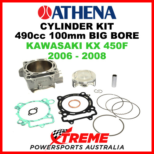 Athena Kawasaki KX 450F 2006-2008 Cylinder Kit 490cc C8 100 Big Bore P400250100003