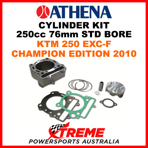 Athena KTM 250 EXC-F Champion Edition 2010 Cylinder Kit 250cc C8 76 STD Bore