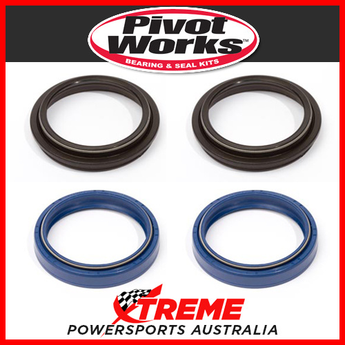 Fork Oil/Dust Seals Set Kawasaki KX 125 2002-2005, 48x58x10 Pivot Works PWFSK-Z003