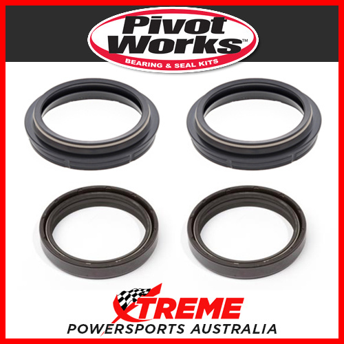 Fork Oil/Dust Seals Set Kawasaki KX 250F 2013-2016, 48x58x10 Pivot Works PWFSK-Z017