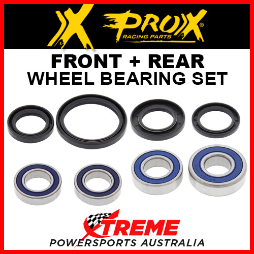 Pro-X Yamaha WR426F WRF426 2001-2002 Front, Rear Wheel Bearing Set