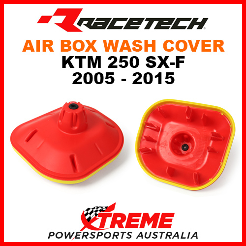 Rtech KTM 250SX-F 250 SXF SX-F 2005-2015 Air Box Intake Wash Cover R-CPKTM011BL