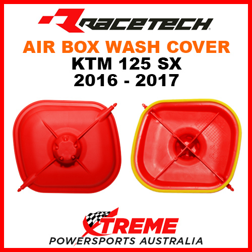 Rtech KTM 125SX 125 SX 2016-2017 Air Box Intake Wash Cover R-CPKTM016BL