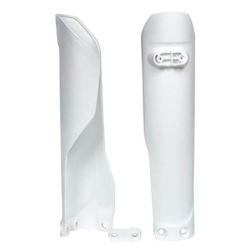 Rtech White Fork Guards Protectors for Husqvarna TC250 2016-2022