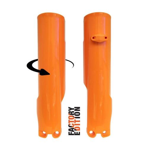 Rtech Orange Fork Guards Protectors for KTM 65 SX 2019 2020 2021 2022