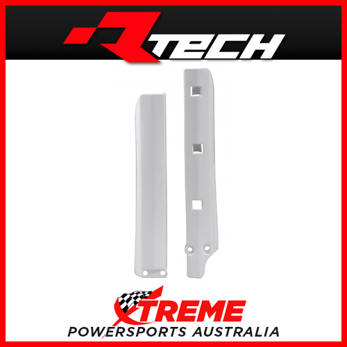 Rtech White Fork Guards Protectors for Yamaha YZ85LW Big Wheel 2016 2017 2018