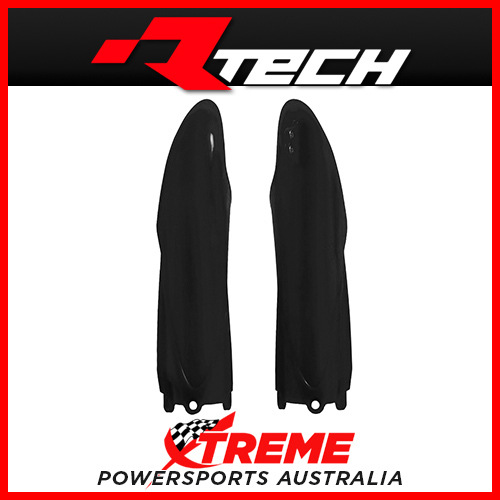 Rtech Black Fork Guards Protectors for Yamaha YZ125X 2016-2019 2020 2021 2022