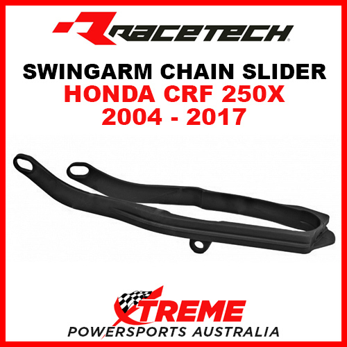 Rtech Honda CRF450X 2005-2016 Black Swingarm Chain Slider