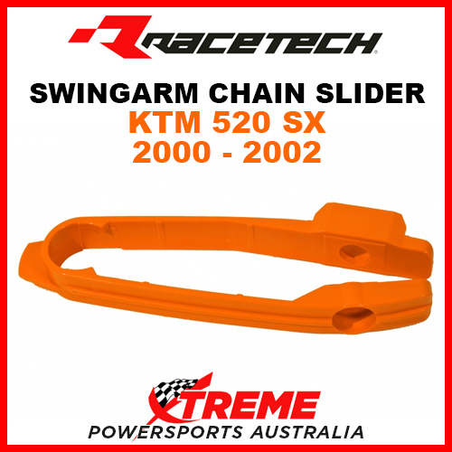 Rtech KTM 520SX 520 SX 2000-2002 Orange Swingarm Chain Slider