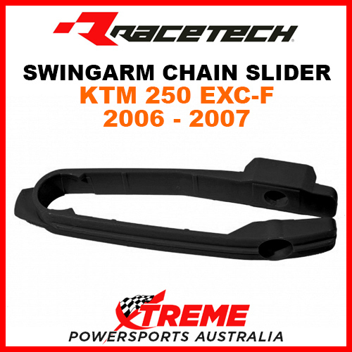 Rtech KTM 250 EXC-F EXCF 2006-2007 Black Swingarm Chain Slider