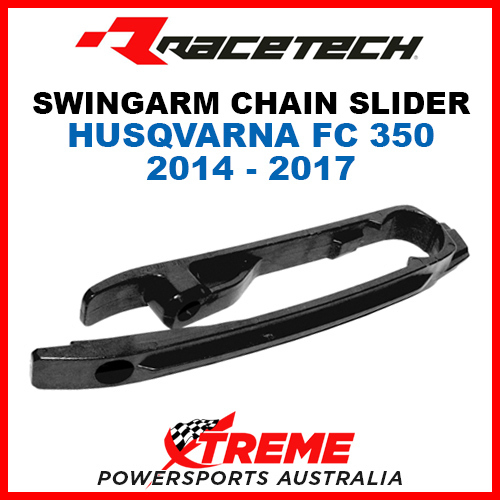 Rtech Husqvarna FC350 2014-2017 Black Swingarm Chain Slider