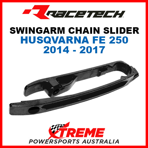 Rtech Husqvarna FE250 2014-2017 Black Swingarm Chain Slider