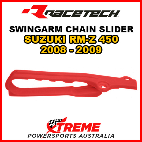 Rtech For Suzuki RMZ450 RM-Z450 2008-2009 Red Swingarm Chain Slider