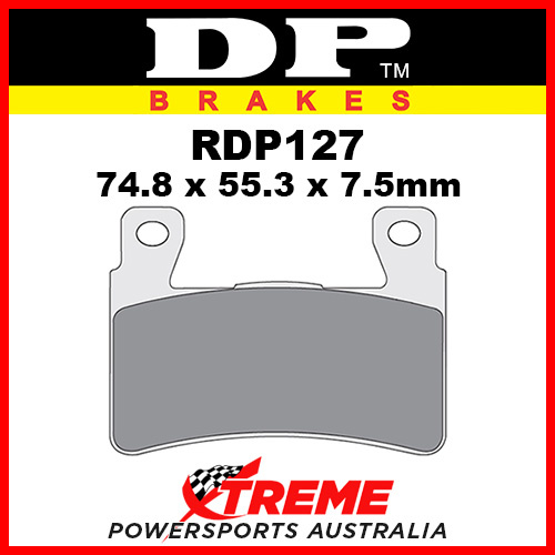 Harley Davidson XR 1200 08-10 DP Brakes RDP X-Race Titanium Front Brake Pad