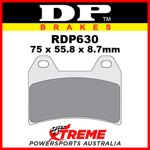 Ducati 996 99-01 DP Brakes RDP X-Race Titanium Front Brake Pad